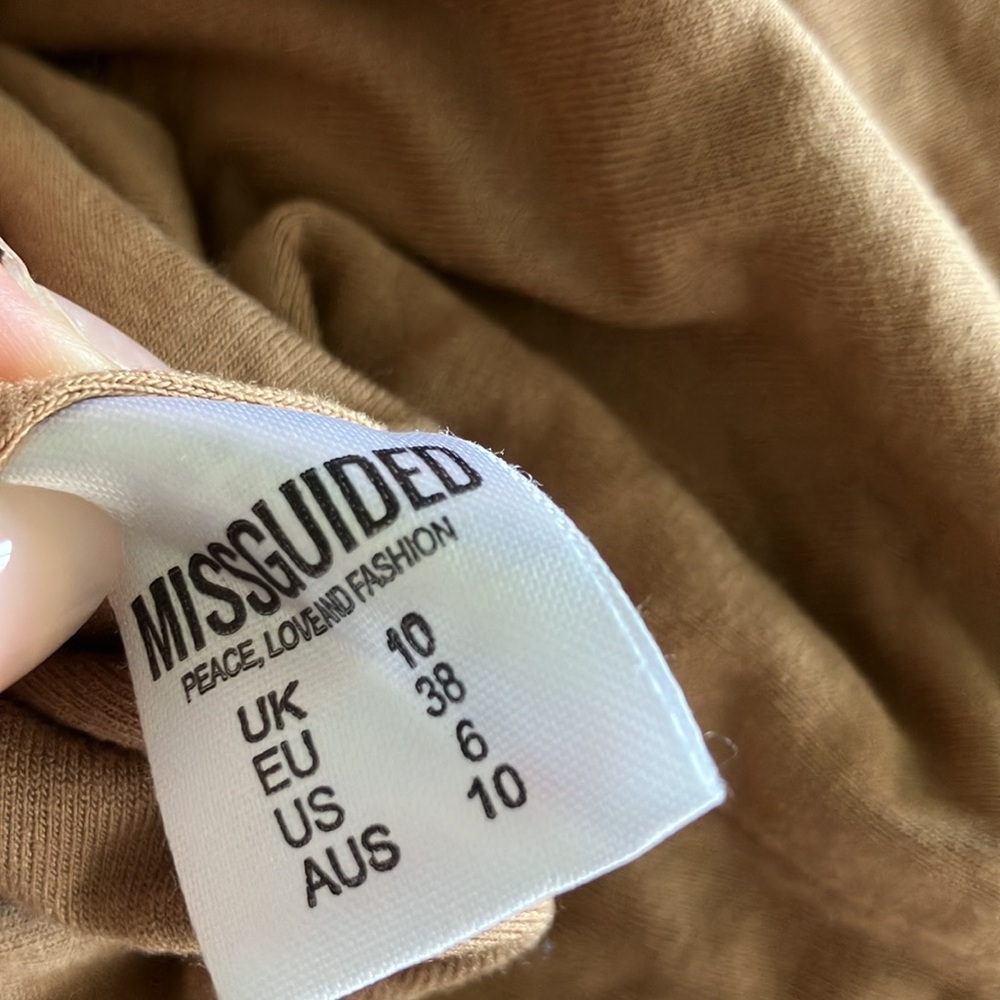 Missguided tan long skirt - Picture 10 of 10